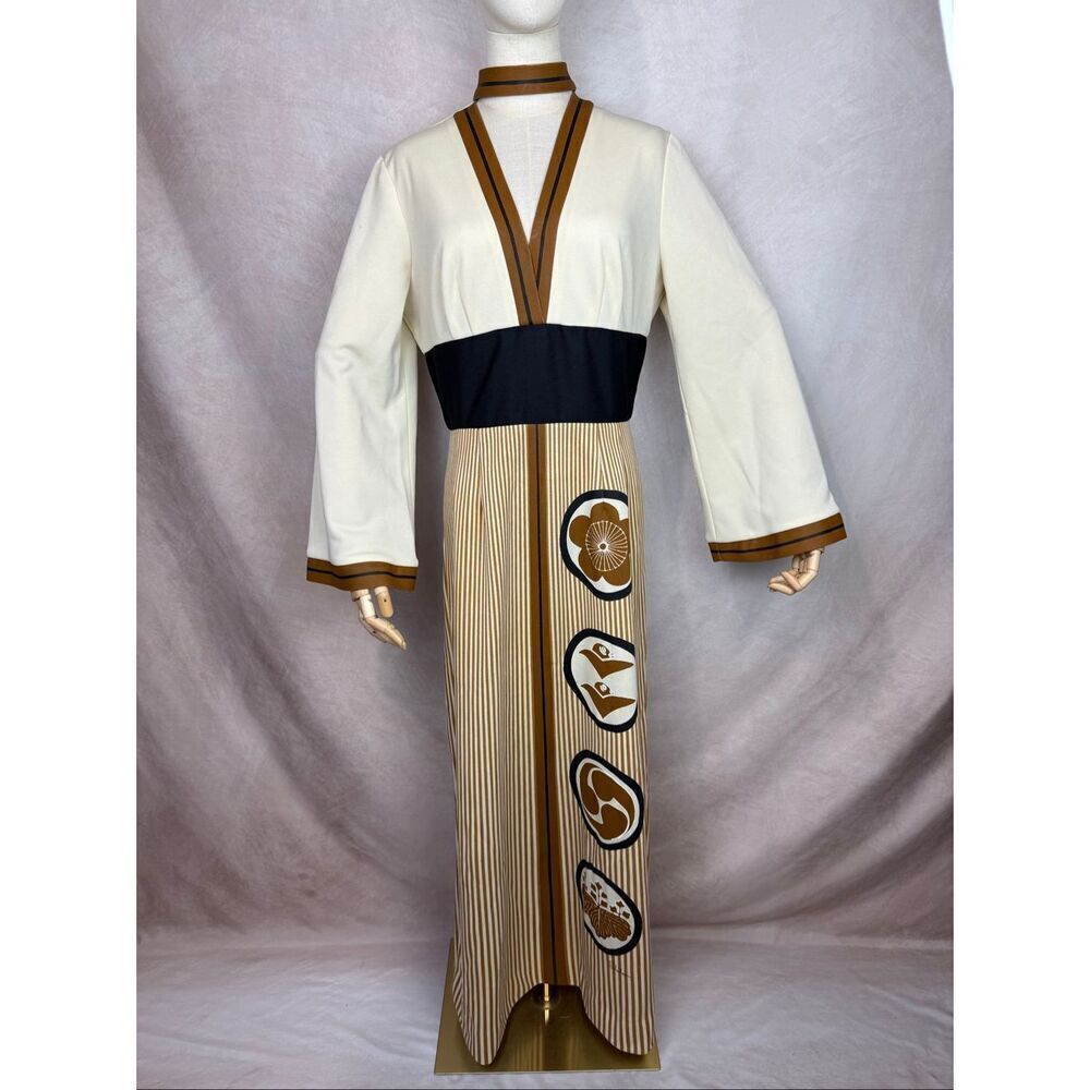Vintage Alfred Shaheen Dress M/L Hawaii Tiki 1970s Designer MCM READ